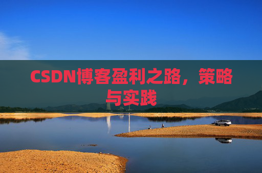 CSDN博客盈利之路，策略与实践